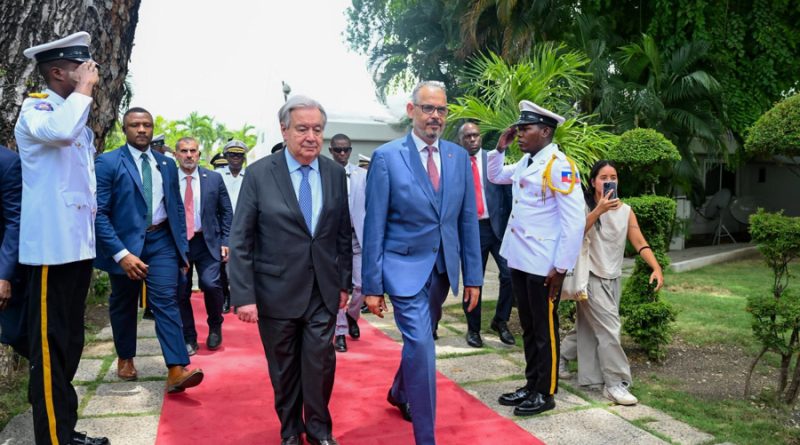 Guterres advierte que Haití vive la «crisis más severa del hemisferio occidental»