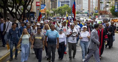 Protestan en Venezuela contra jueces, bajos salarios y exigen elecciones y liberaciones