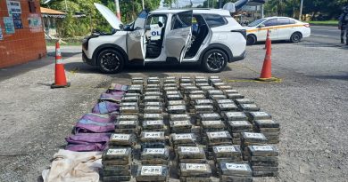 Incautan 365 kilos de droga en punto de control en Río Hato